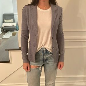 majestic filatures Paris cashmere and silk grey light blazer  size 1